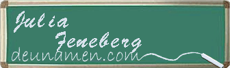 Julia Feneberg Visitenkarte